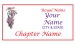 White Rectangle name Badge Artwork 93 Pink